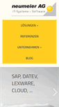 Mobile Screenshot of neumeier-edv.de