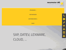 Tablet Screenshot of neumeier-edv.de